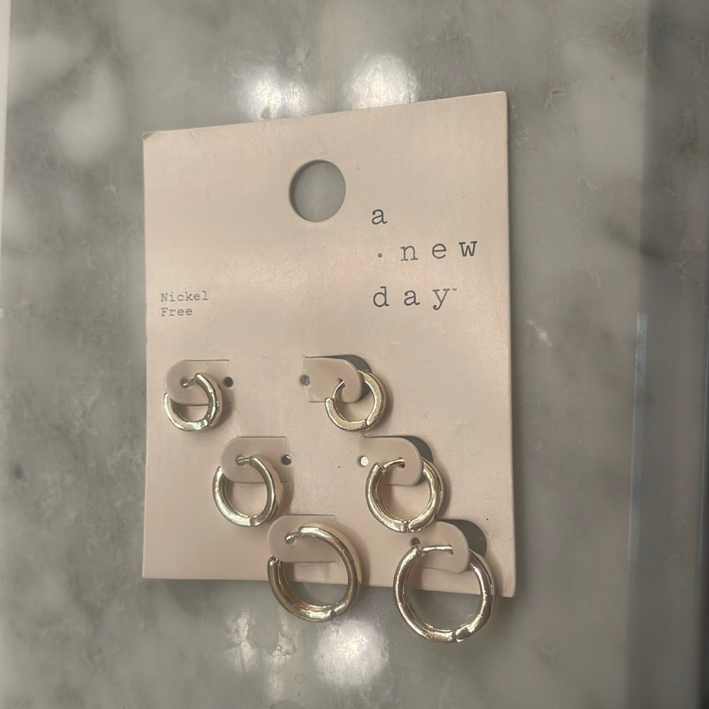 Silver Hoop Earrings